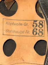 Load image into Gallery viewer, M38 – Fallschirmjäger WWII German paratrooper camo helmet Size ET 68 Lot 9251 - $4,200 (San Diego)