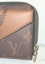 Load image into Gallery viewer, Louis Vuitton Recto Verso Card Holder Monogram Reverse Canvas Keychain Wallet
