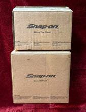 Load image into Gallery viewer, Snap-on RARE Green Micro Roll Cab & Top Chest Mini Tool Box Set New Open Boxl