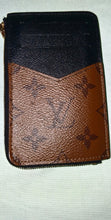 Load image into Gallery viewer, Louis Vuitton Recto Verso Card Holder Monogram Reverse Canvas Keychain Wallet