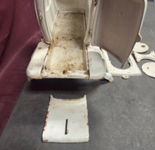 Load image into Gallery viewer, Vintage Atlanta Stove No 2 White Cast Iron Wood Laundry Box Stove
