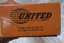 Load image into Gallery viewer, Nib Indiana Jones 1989 Khyber 24" Stainless Steel Bowie Knife with Box