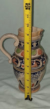 Load image into Gallery viewer, E25 Vintage West Germany Ceramic Relief Pitcher Cherub Floral Design 9.5” Ta