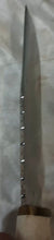 Load image into Gallery viewer, Vintage Fixed Blade Hunting Knife Stag Antler Handle Leather Sheath Unmarked