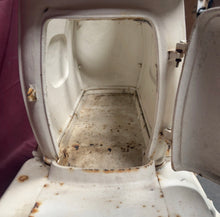 Load image into Gallery viewer, Vintage Atlanta Stove No 2 White Cast Iron Wood Laundry Box Stove