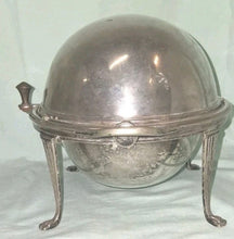 Load image into Gallery viewer, James Dixon & Sons of Sheffield, England Revolving Covered Breakfast Dish Warmer