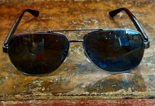 Load image into Gallery viewer, Gucci GG0528S 007 Ruthenium Gunmetal Aviator Sunglasses Grey Polarized 63mm
