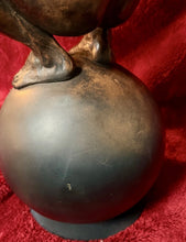 Load image into Gallery viewer, LARGE WINGED MALE FIGURAL SCULPTURE IN JORGE MARÍN STYLE BRONZE FINISH 31”