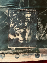 Load image into Gallery viewer, Original & Signed FRAN SKILES “Sitting Bird Series I” Mixed Media Collage 34x21