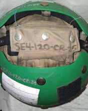 Load image into Gallery viewer, Vintage US Navy Flight Deck Crewman Impact Resistant Cranial Helmet Green