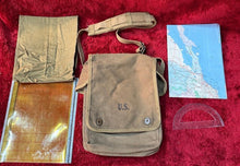 Load image into Gallery viewer, WW2 1942 M1936 US Army Military Map Dispatch Case Field Gear Equipment W/ Sling