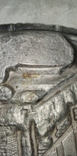 Load image into Gallery viewer, Vintage Bulguksa Temple Korea Pewter Relief Tray Oval Dragon Souvenir 12"