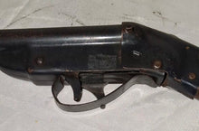 Load image into Gallery viewer, Vintage Double Barrel Toy Cap Gun Rifle Wood Stock Metal Western Cowboy