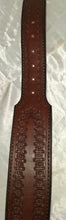 Load image into Gallery viewer, Tooled Leather Cartridge Ammo Belt Brown Western Hunting 25 Loops