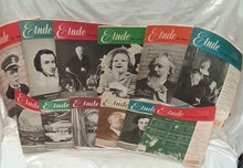 Load image into Gallery viewer, The Etude Music Magazine Complete 1953 Set Jan-Dec Vintage Theo Presser