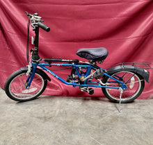 Load image into Gallery viewer, Dahon Classic III Vintage Folding Bike 3-Speed Blue W/ Accessories Including Bag