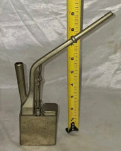 Load image into Gallery viewer, Vintage Chinese Paktong White Brass Water Tobacco Pipe Engraved Etched Maker Mar