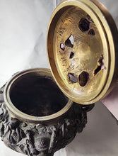 Load image into Gallery viewer, Vintage China bronze FengShui wealth Lucky dragon beast incense burner censer
