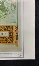 Load image into Gallery viewer, Alphonse Mucha Four Seasons Art Nouveau Lithograph Print Mucha Museum 1998 25x35