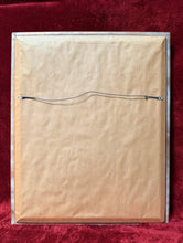 Load image into Gallery viewer, Native American Art Display Arrowheads & Stones Framed w/ Glass Picture 26.5x33