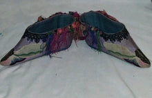 Load image into Gallery viewer, Antique Chinese Silk Embroidered Qing Dynasty Bound Lotus Shoes For Bound Feet