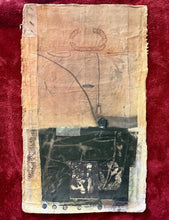 Load image into Gallery viewer, Original & Signed FRAN SKILES “Sitting Bird Series I” Mixed Media Collage 34x21
