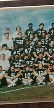 Load image into Gallery viewer, Vintage 1975 Pittsburgh Steelers Super Bowl X Champions Team Photo Wood Plaque