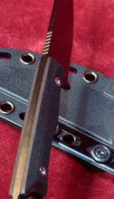 Load image into Gallery viewer, Montana Knife Company MKC Wargoat Fixed 3.75” Blade Ring Handle Knife Sheath