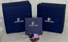 Load image into Gallery viewer, Swarovski Crystal Seashell Figurine Pink Purple Blue w/ Box & Certificate