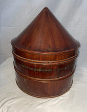 Load image into Gallery viewer, Antique Three Tiered Chinese Wooden Hat Box EFOC!