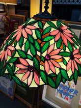 Load image into Gallery viewer, Beautiful vintage unique, Tiffany style floral floor lamp
