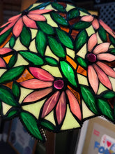 Load image into Gallery viewer, Beautiful vintage unique, Tiffany style floral floor lamp