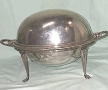 Load image into Gallery viewer, James Dixon & Sons of Sheffield, England Revolving Covered Breakfast Dish Warmer
