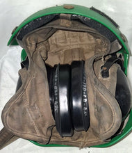 Load image into Gallery viewer, Vintage US Navy Flight Deck Crewman Impact Resistant Cranial Helmet Green