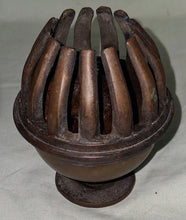 Load image into Gallery viewer, Vintage Bronze Elephant Claw Bell Figural Temple Animal Bell 4.25” Unmarked
