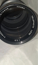 Load image into Gallery viewer, Vintage Hansa 400mm f/5.9 Manual Focus Telephoto Lens With Case Made In Japan