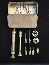 Load image into Gallery viewer, Antique Record needle kit for Sterilisation Of Hypodermic Reusable Syringes