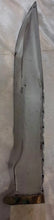 Load image into Gallery viewer, Vintage Fixed Blade Hunting Knife Stag Antler Handle Leather Sheath Unmarked