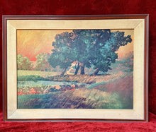 Load image into Gallery viewer, E5- Don Munz "Stream" Large Textured Canvas Transfer Print Framed Art 37x27