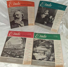Load image into Gallery viewer, The Etude Music Magazine Complete 1953 Set Jan-Dec Vintage Theo Presser