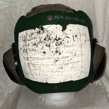 Load image into Gallery viewer, Vintage US Navy Flight Deck Crewman Impact Resistant Cranial Helmet Green