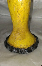 Load image into Gallery viewer, Day of the Dead La Catrina Skeleton Lady Figurine Yellow Dress Resin Statue 13"