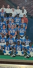 Load image into Gallery viewer, 1990 New York Giants Super Bowl XXV Champions Team Photo Roster Wood Plaque
