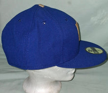 Load image into Gallery viewer, New Era 59Fifty MLB Kansas City Royals Fitted 7 5/8 Blue Gold USA Emblem Hat
