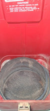 Load image into Gallery viewer, Vintage Coleman 200A Red Lantern w/ Red Metal Carrying Case & Manual