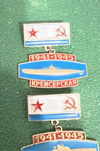 Load image into Gallery viewer, Vintage set of Soviet badges SUBMARINE USSR WWII badges 3 pcs.
