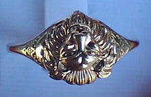 Load image into Gallery viewer, PANDORA Game of Thrones House Lannister Lion Ring Gold Tone ALE MET 54 Size 7