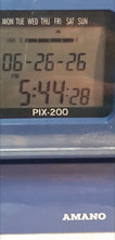 Load image into Gallery viewer, Amano PIX-200 Electronic Time Clock Employee Punch Clock w/ AC Adapter Tested