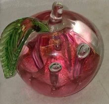 Load image into Gallery viewer, Signed Caithness Scotland Windfall Apple Art Glass Paperweight #1118051
