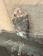 Load image into Gallery viewer, Original & Signed FRAN SKILES “Sitting Bird Series I” Mixed Media Collage 34x21